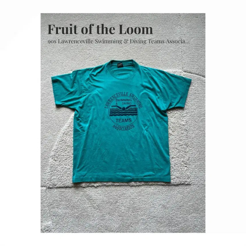 [BUNJANG] 1990s Fruit of the Loom BEST Made in USA Lawrenceville Association T-Shirt / 90s Made in USA Lawrenceville 티셔츠 (105)