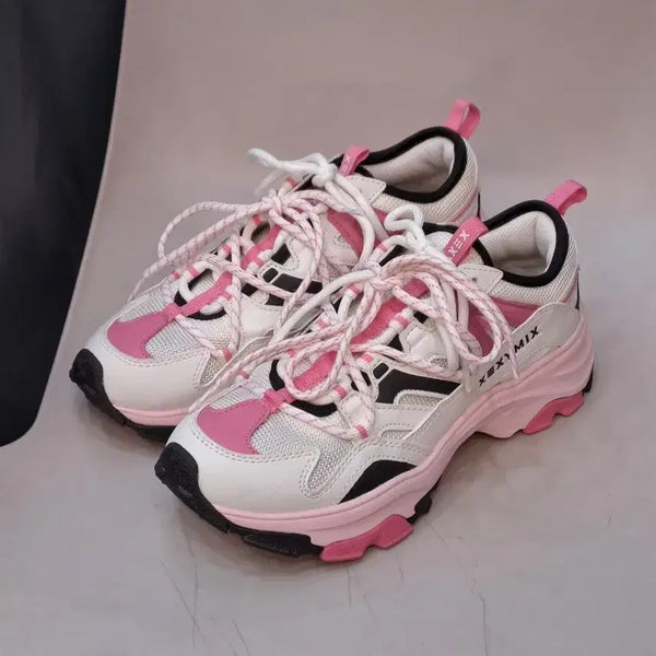 [BUNJANG] XEXYMIX X1 Light Fit Cream Pink Sneakers 240mm / XEXYMIX .X1/라이트핏 크림핑크 240mm