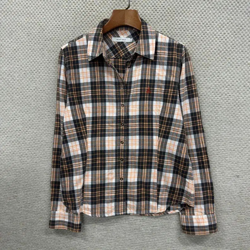 [BUNJANG] Beanpole Check Shirt 100 / 빈폴 체크 셔츠 100 D02011