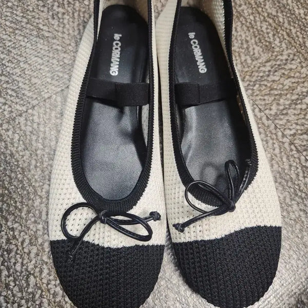 [BUNJANG] LeCormang Mesh Knit Flat Shoes / 르 꼬르망 메쉬니트플랫 255