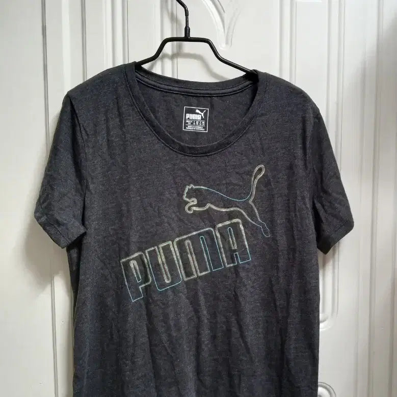 [BUNJANG] Puma Short Sleeve T-Shirt Dark Gray / 푸마 반팔 티셔츠 다크 그레이