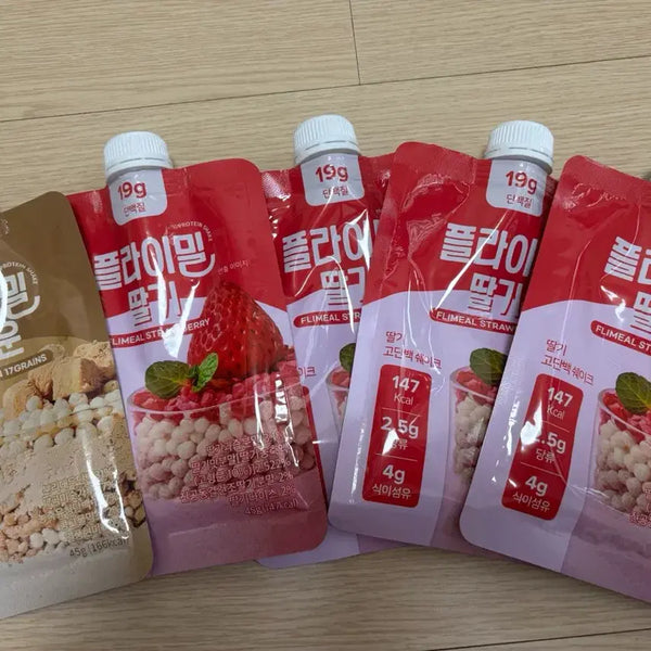 [BUNJANG] Flymeal Protein Shake (Strawberry, Misugaru) / 플라이밀 단백질 쉐이크