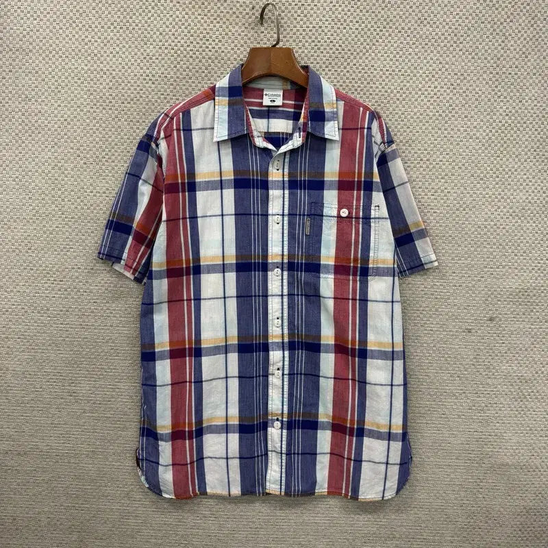 [BUNJANG] Columbia Outdoor Short Sleeve Shirt L / 콜럼비아 등산 반팔 셔츠 L D01945