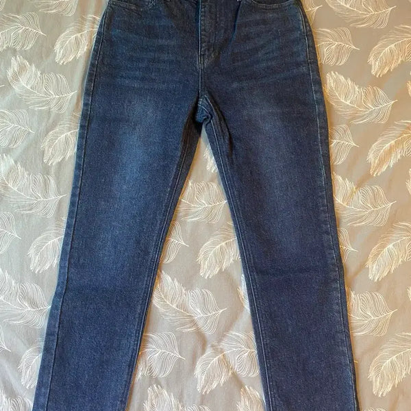 [BUNJANG] Joskin Women's Straight Fit Dark Wash Denim Jeans / 조스진 여성 청바지 데님바지