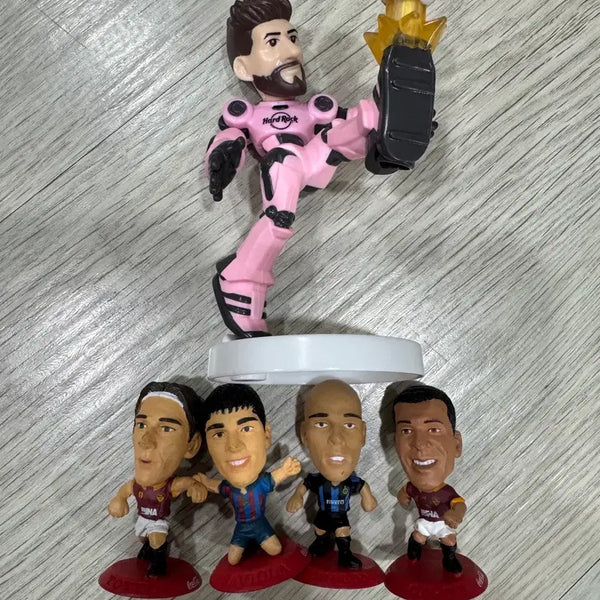 [BUNJANG] Hard Rock Cafe Soccer Player Figure Set / hard rock 하드록 카페 메시,레전드 축구선수 피규어 세트