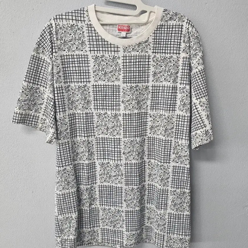 [BUNJANG] Kenzo Pattern Short Sleeve T-Shirt / 겐조 반팔티 패턴