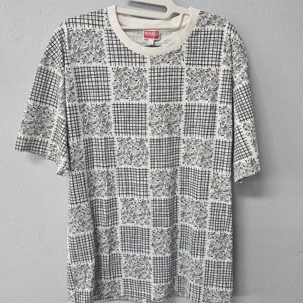 [BUNJANG] Kenzo Pattern Short Sleeve T-Shirt / 겐조 반팔티 패턴