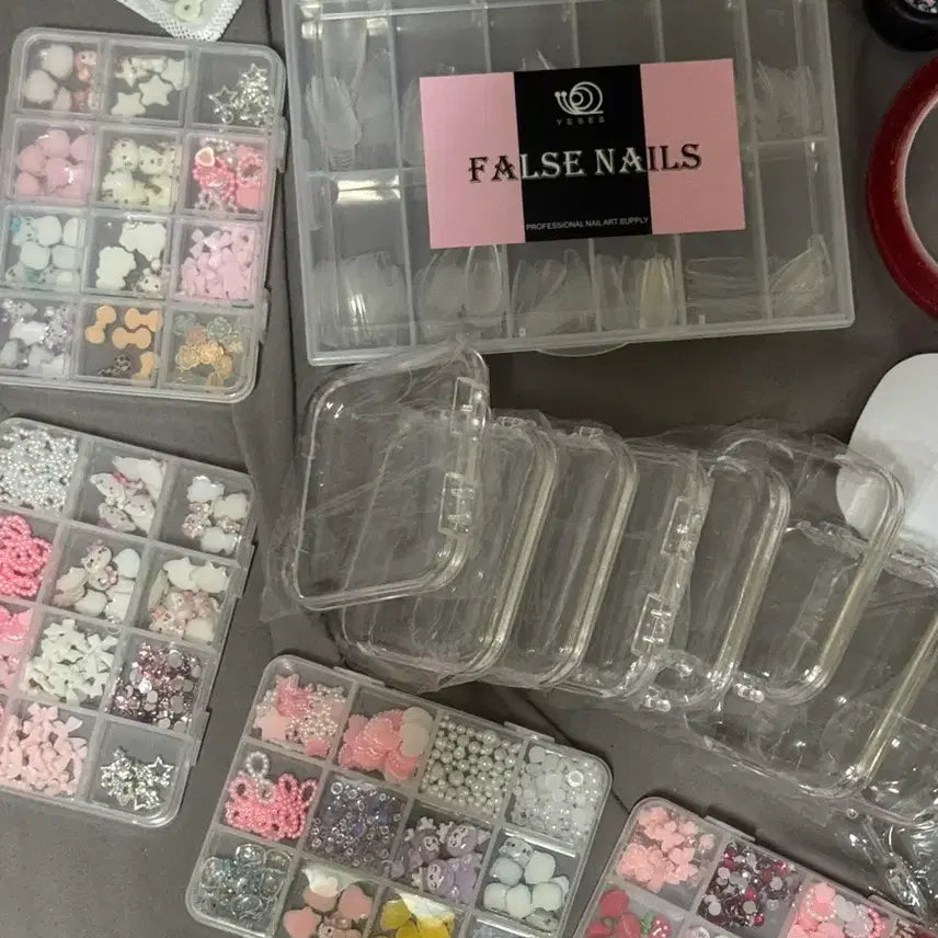 [BUNJANG] Nail Art Parts Set & Gel Nail Supplies / 네일아트 파츠 세트 젤네일 재료 판매!