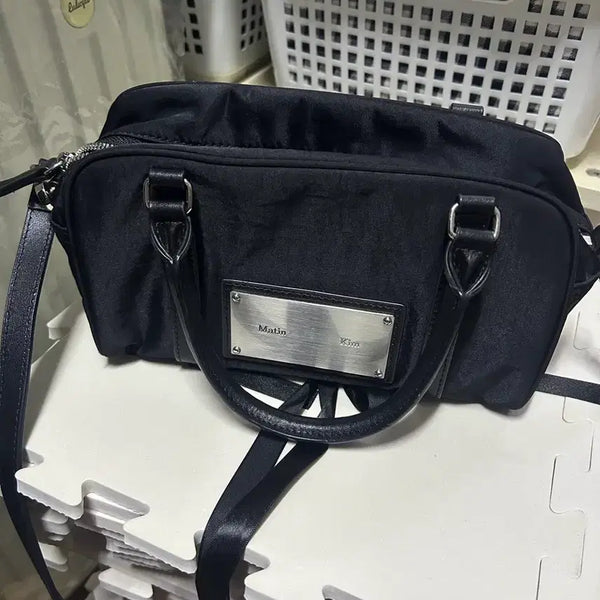 [BUNJANG] Matin Kim Baby Sporty Tote Bag Black / 마뗑킴 베이비 스포티 토트백 블랙