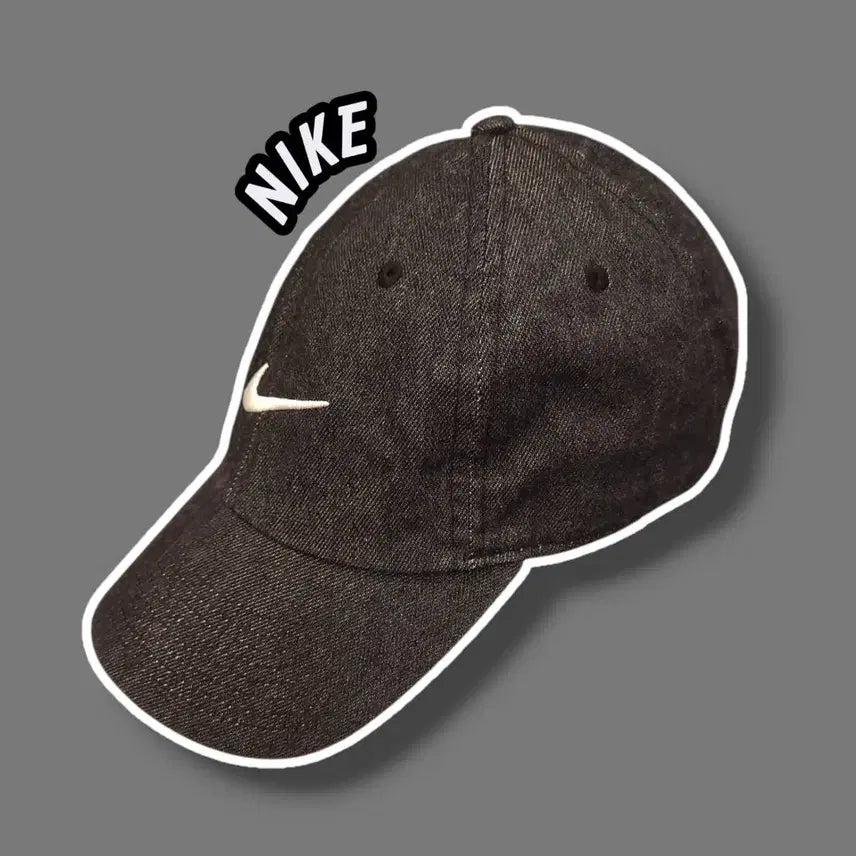 [BUNJANG] Nike Heritage 86 Swoosh Denim Cap Black / F/ 나이키 헤리티지 86 스우시 데님 볼캡 블랙 /0708