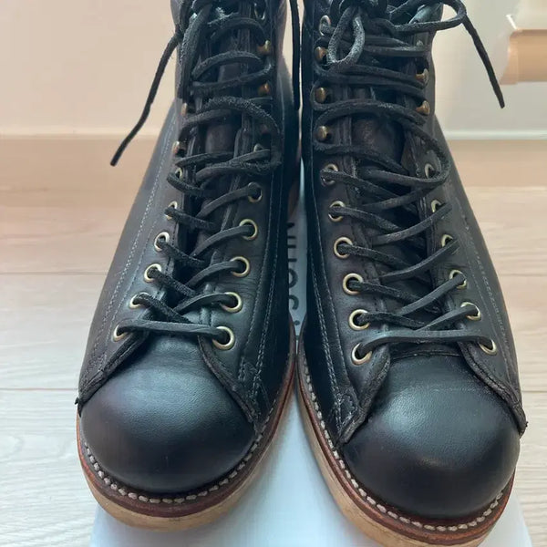 [BUNJANG] Chippewa 1901M34 5-Inch Bridgeman Monkey Boots 7EE (US 250) Black Odessa Leather Vibram Christy Wedge Sole / 치페와 1901M34 5인치 브릿지맨 몽키부츠 7EE(250)
