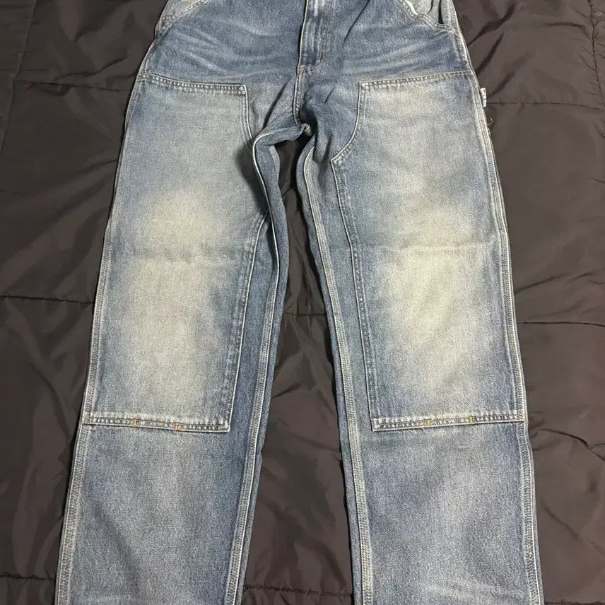 [BUNJANG] Carhartt WIP Smith Double Knee Used Wash Denim Pants / 칼하트wip 스미스 데님 더블니 유즈드워시