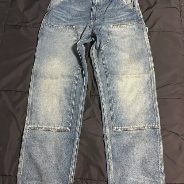 [BUNJANG] Carhartt WIP Smith Double Knee Used Wash Denim Pants / 칼하트wip 스미스 데님 더블니 유즈드워시