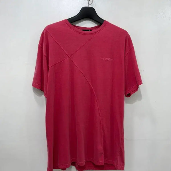 [BUNJANG] Rorringgrad Short Sleeve T-Shirt Pink / 로링그라드 반팔 티셔츠 핑크