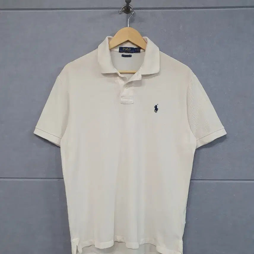 [BUNJANG] Polo Ralph Lauren Custom Slim Fit Polo Shirt Beige M / #폴로 랄프로렌 커스텀 슬림핏 카라티 베이지 M