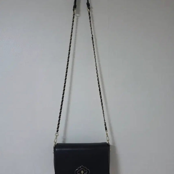 [BUNJANG] Oryany Leather Chain Crossbody Bag / 오야니 가죽 체인 크로스백