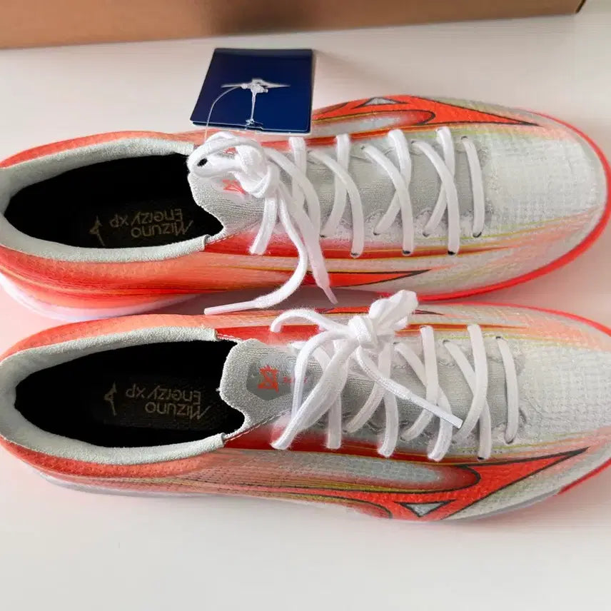 [BUNJANG] Mizuno Alpha 3 Elite AS White Orange 240 / 미즈노 알파3 앨리트AS 화이트오렌지 240