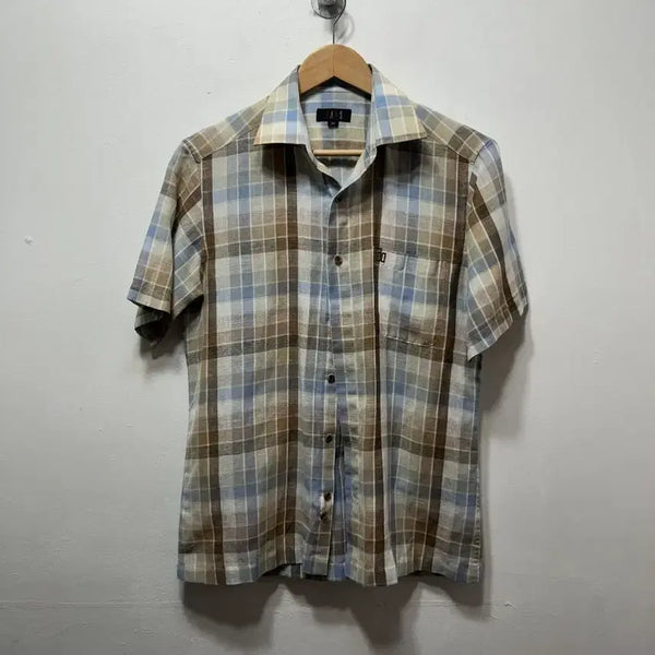 [BUNJANG] Daks Men's Summer Linen Shirt Size 95 / 닥스 남성 여름 마 남방 셔츠 95사이즈