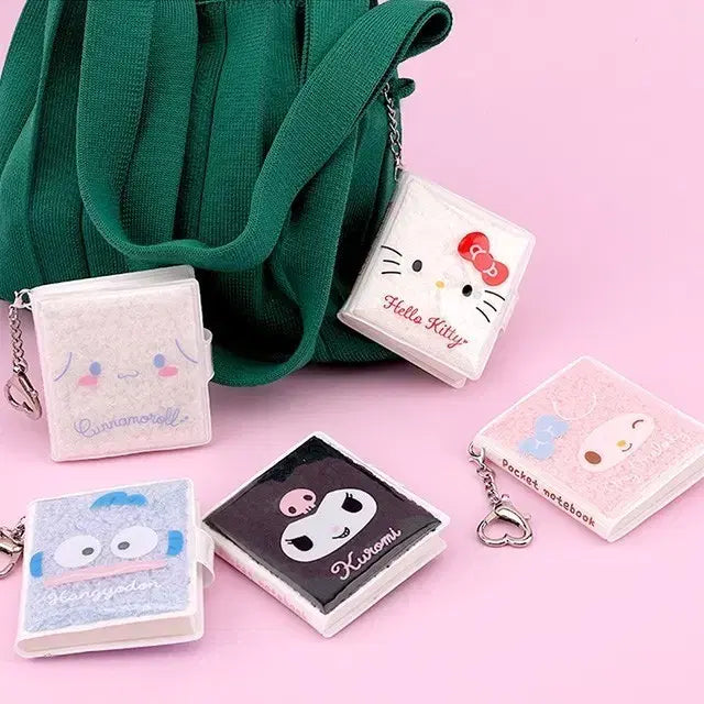 [BUNJANG] Sanrio Pogglei Notebook Keyring / 산리오 뽀글이 수첩 키링 메모지 메모장 키링