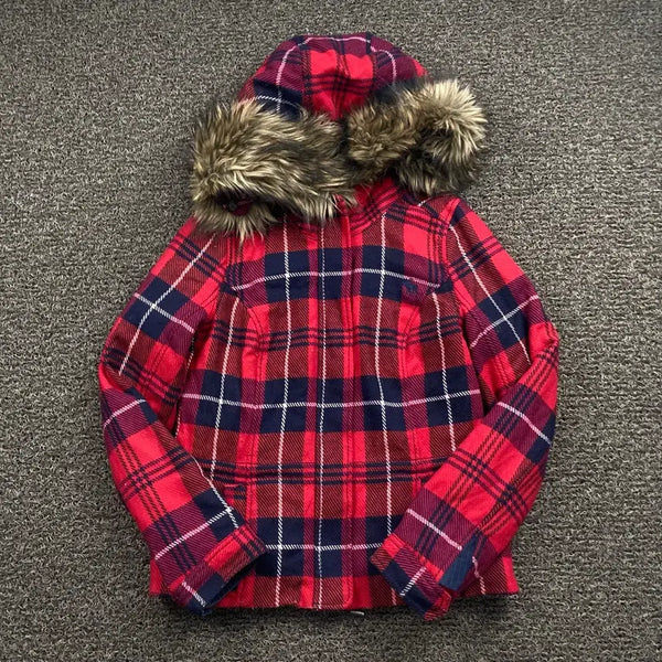 [BUNJANG] Abercrombie & Fitch Wool Wolf Jacket Y2K Checkered Jacket / 아베크롬비 울프죠 y2k 와투케 체크 자켓