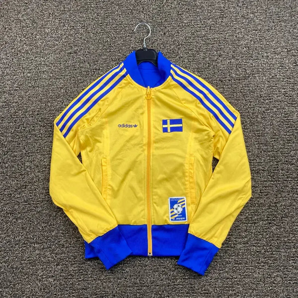[BUNJANG] Adidas Sweden World Cup Reversible Jersey / 아디다스 스웨덴 월드컵 리버시블 져지