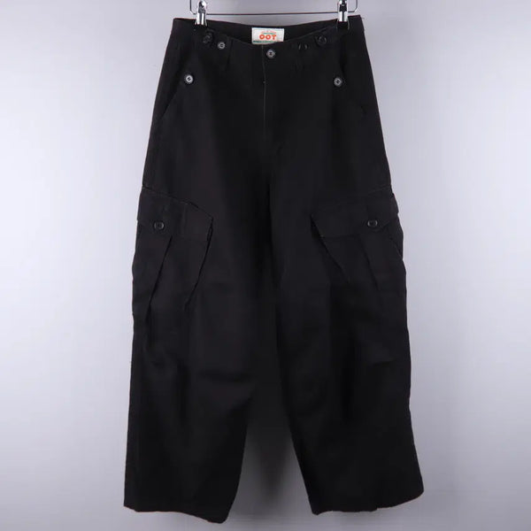 [BUNJANG] OOT OOTJ Black Wide Cargo Pants (S) / [OOT/OOTJ] 블랙 와이드 카고 팬츠 (S)
