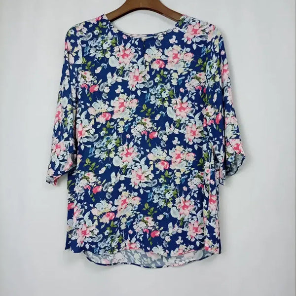 [BUNJANG] Madam 4060 Punggi Inyeon Flower Oversized Blouse / 마담4060 풍기인견 플라워 오버핏 블라우스 새상품/88/하이구제3259