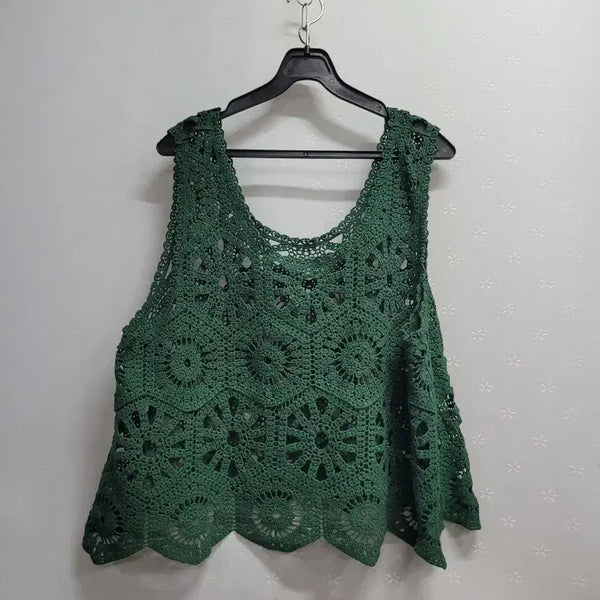 [BUNJANG] Motif Pattern Vest Green / 77)모티브 조끼