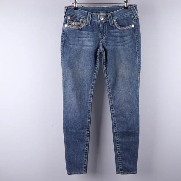 [BUNJANG] True Religion Women's Skinny Denim Jeans (Size 27) / (여성) 트루릴리전 스키니 데님 팬츠 청바지 (27)