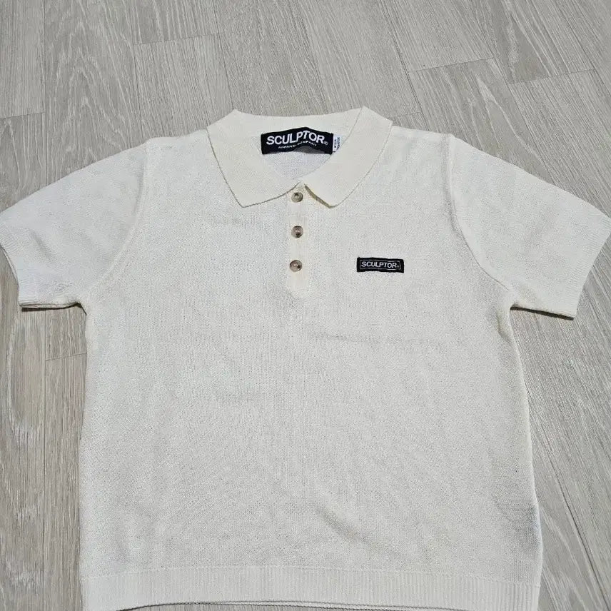 [BUNJANG] Sculptor Ivory Knit Short Sleeve Top / M)스컬프터 아이보리 니트반팔