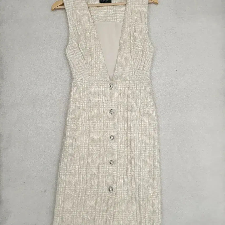 [BUNJANG] Lanvin Button Dress (Size 55) / 랑방 버튼 원피스(55)