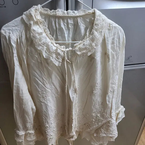 [BUNJANG] 66 Lace Blouse / 66 면 레이스 블라우스
