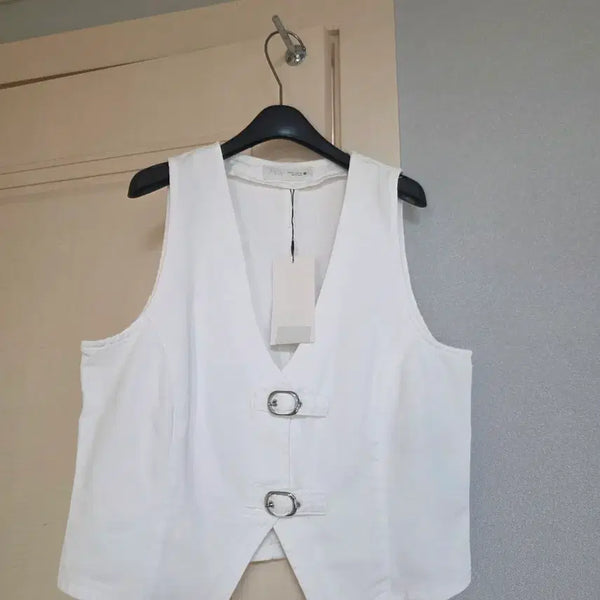 [BUNJANG] Zara Denim Buckle Vest / 자라데님버클베스트