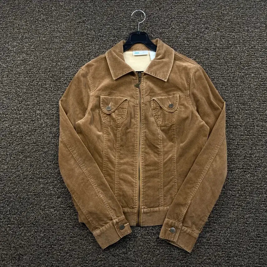 [BUNJANG] Vintage Pocket Brown Trucker Jacket / Vintage 포켓 브라운 트러커 자켓