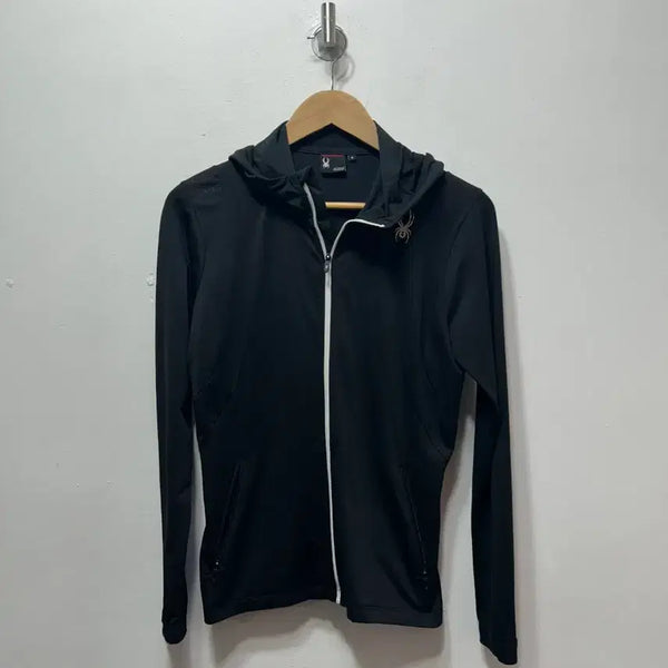 [BUNJANG] Spider Summer Hooded Zip-Up Jacket Black M / 스파이더 여름 후드 집업 블랙 M