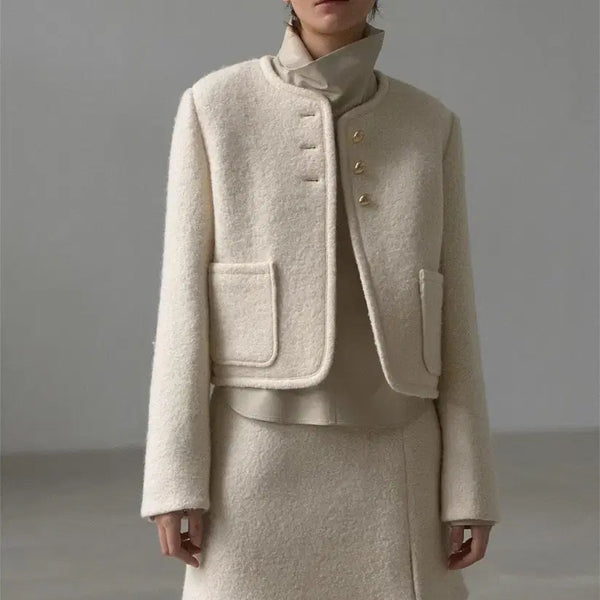 [BUNJANG] Atelier Nine Wool Boucle Setup (Jacket & Pants) / (m) 아뜰리에나인 울 부클 셋업