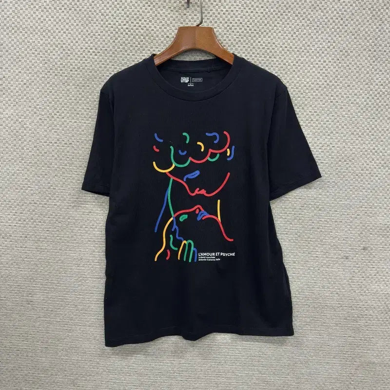 [BUNJANG] Uniqlo Louvre Short Sleeve T-Shirt L / 유니클로 루브르 반팔티 L D01938