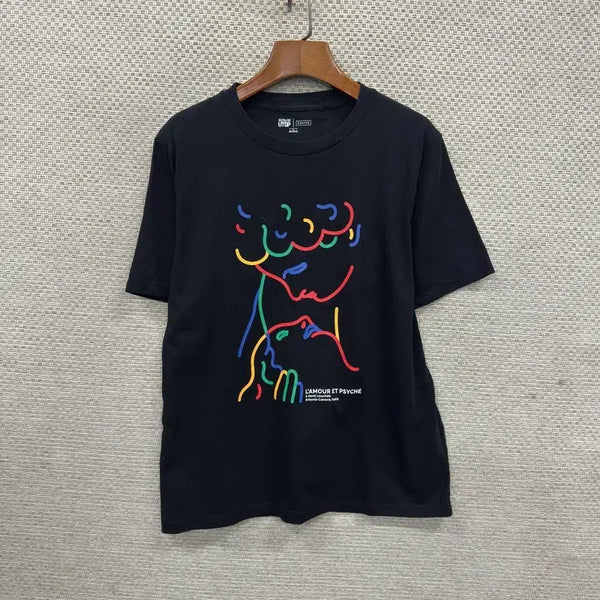 [BUNJANG] Uniqlo Louvre Short Sleeve T-Shirt L / 유니클로 루브르 반팔티 L D01938
