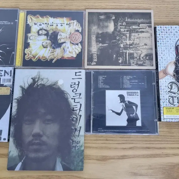 [BUNJANG] Drunken Tiger 2-8th Album (7 CDs, Unsealed) / 드렁큰 타이거 2-8집 / 7장 (개봉 CD)