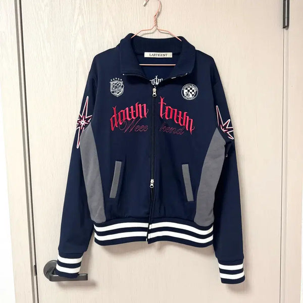 [BUNJANG] Latizen Big Number Jersey Zip-up / 라티젠 빅넘버 져지 집업