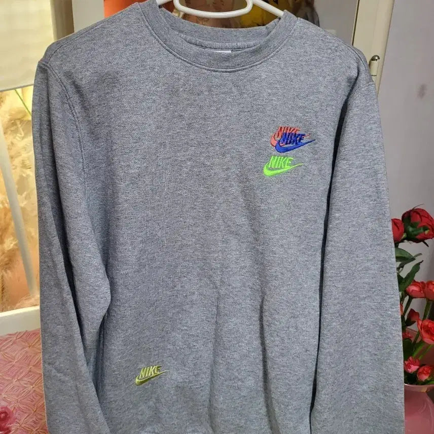 [BUNJANG] Nike Crewneck Sweatshirt Gray / 나이키 맨투맨 그레이