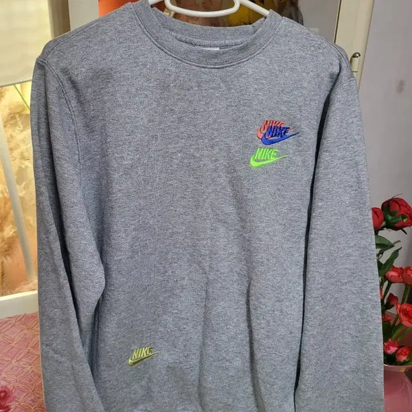 [BUNJANG] Nike Crewneck Sweatshirt Gray / 나이키 맨투맨 그레이