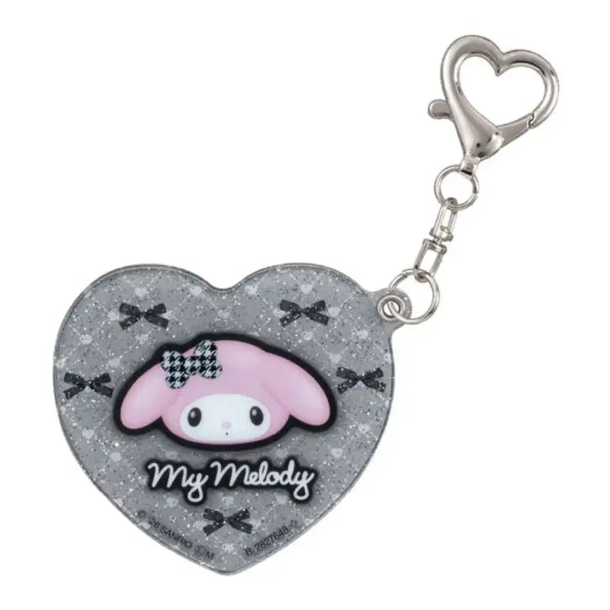 [BUNJANG] Sanrio My Melody Monotone Mirror Keyring Gacha / 산리오 마이멜로디 모노톤 거울키링 가챠