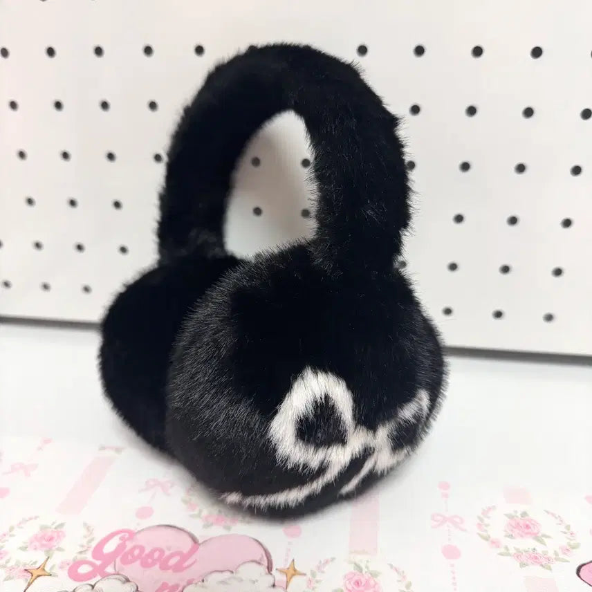 [BUNJANG] Ribbon Faux Fur Earmuffs / [새상품] 리본 퍼 귀마개