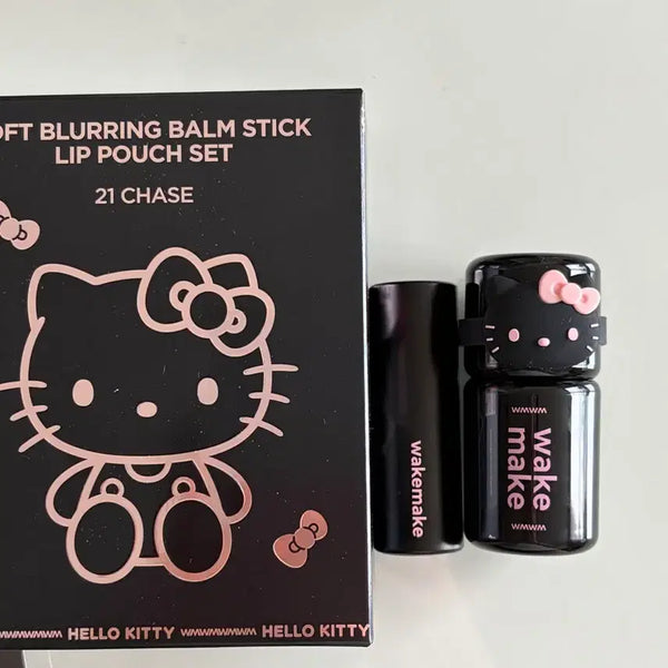 [BUNJANG] WAKEMAKE Hello Kitty Blur Balm & Shaking Cheek Bundle Set / 웨이크메이크 헬로키티 블러밤, 쉐이킹치크 일괄