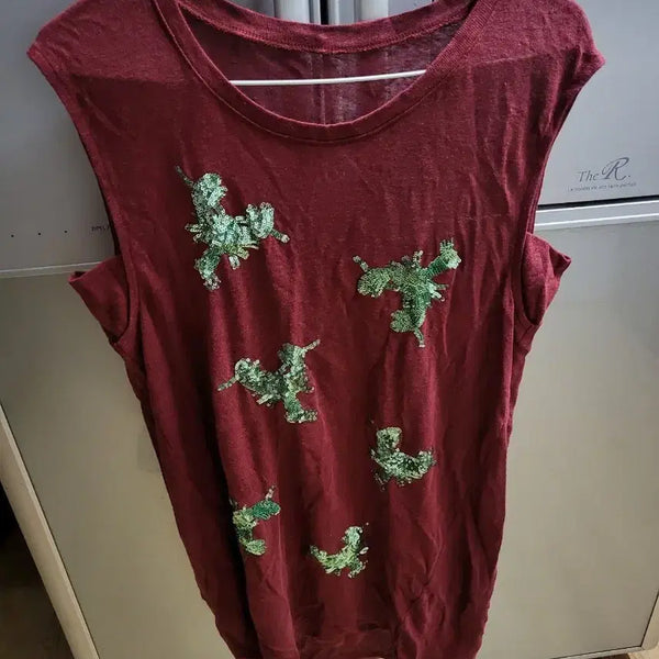 [BUNJANG] Benetton Long Sleeveless Top / 66 베네통 롱 마 나시