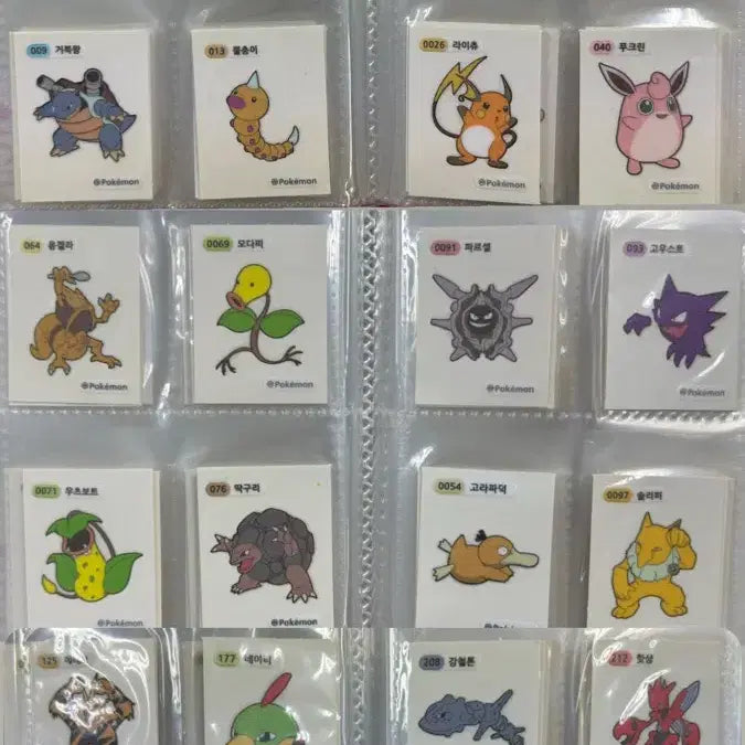 [BUNJANG] Pokemon Sticker Collection / 포켓몬 띠부씰 판매