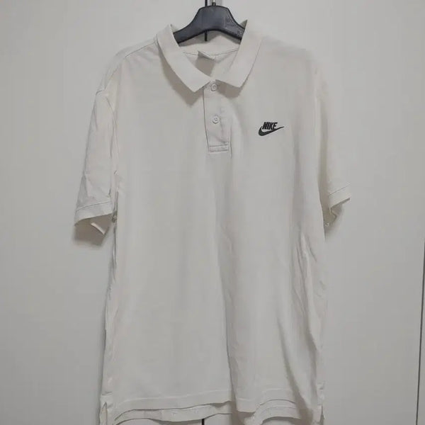 [BUNJANG] Nike Men's Embroidered Swoosh Logo Polo Shirt - Size L / 나이키  남성  자수스우시 포인트 카라티-L사이즈
