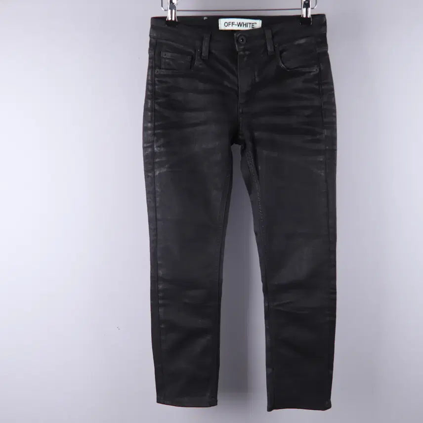 [BUNJANG] Off-White Black Coated Jeans (Size 26) / (여성) 오프화이트 블랙 코팅진 (26)
