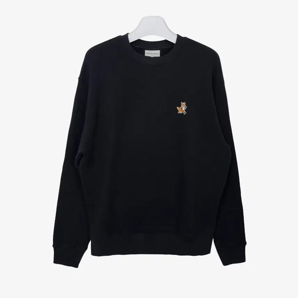 [BUNJANG] Maison Kitsuné Cotton Sweater / 메종키츠네 MM00313 기모 스웨터 L 블랙 코튼 PA0U8QHB